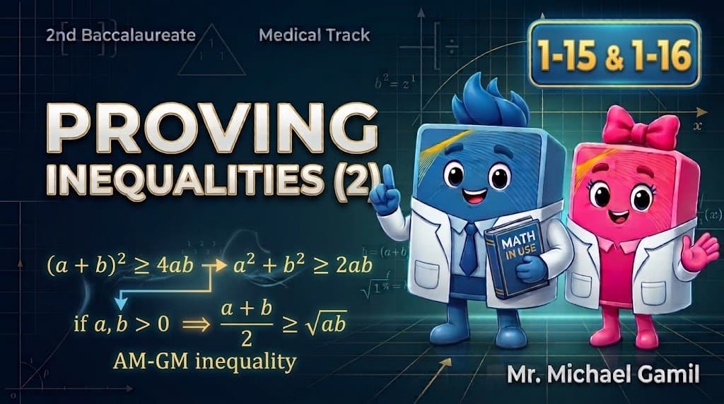 2S (1-15,16) Proving inequalities (2)