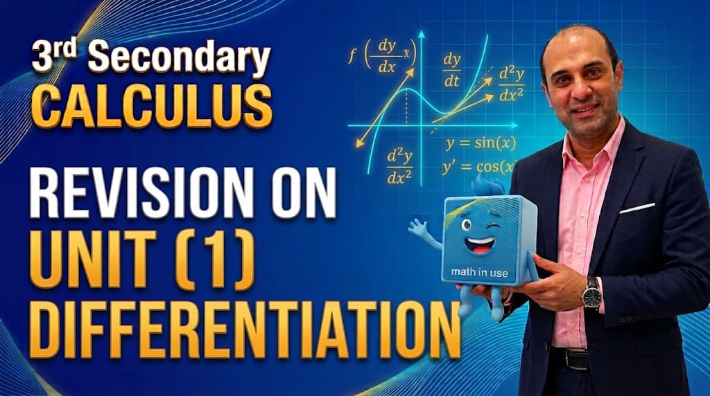 3S Calculus Revision on unit (1) Differentiation 
