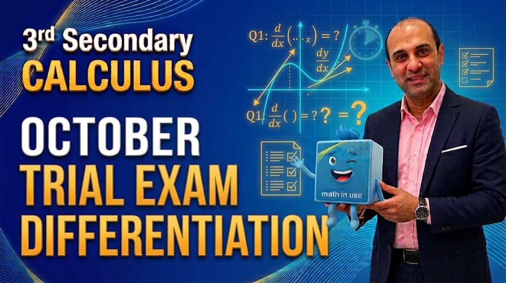 3S Calculus October exam