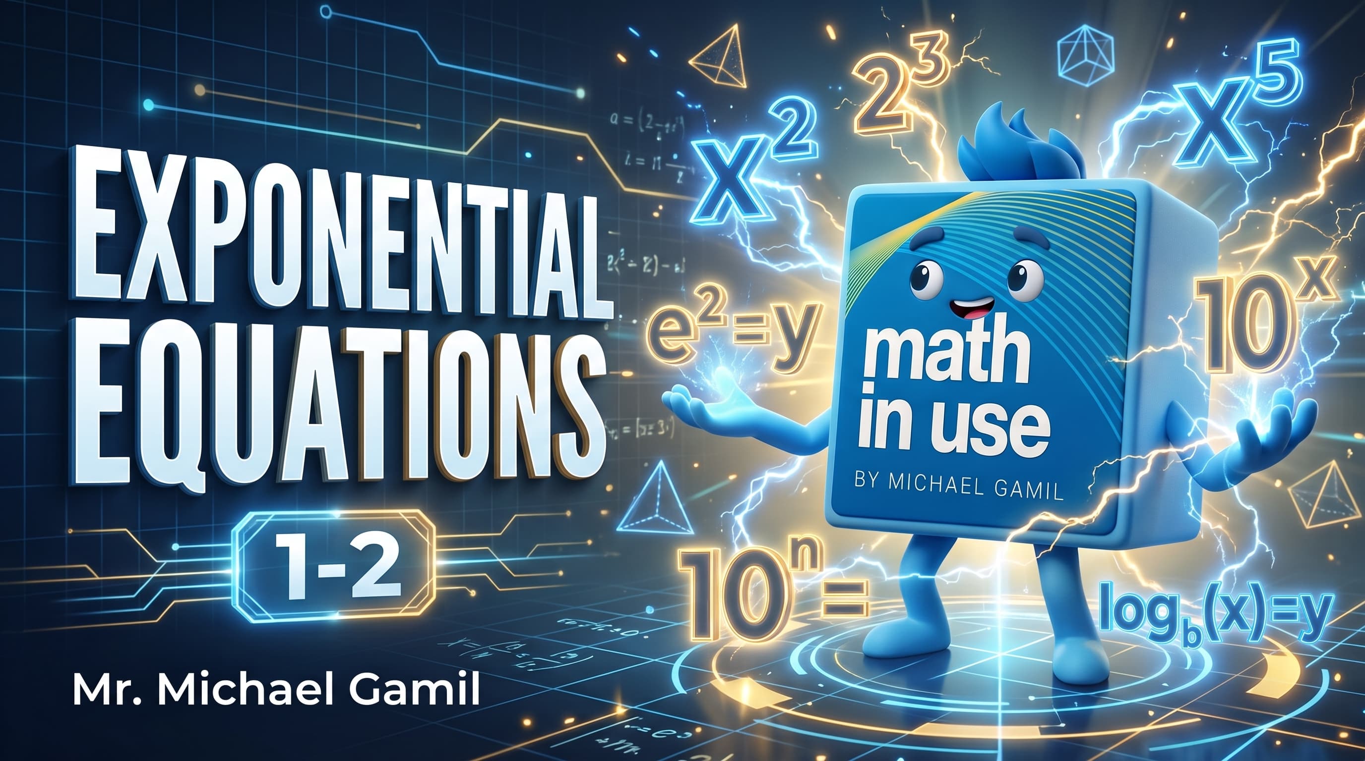 3P T1 Algebra | Exponential equations