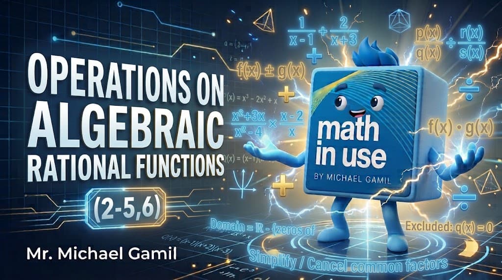 3P (2-4,5) Operations on algebraic rational functions