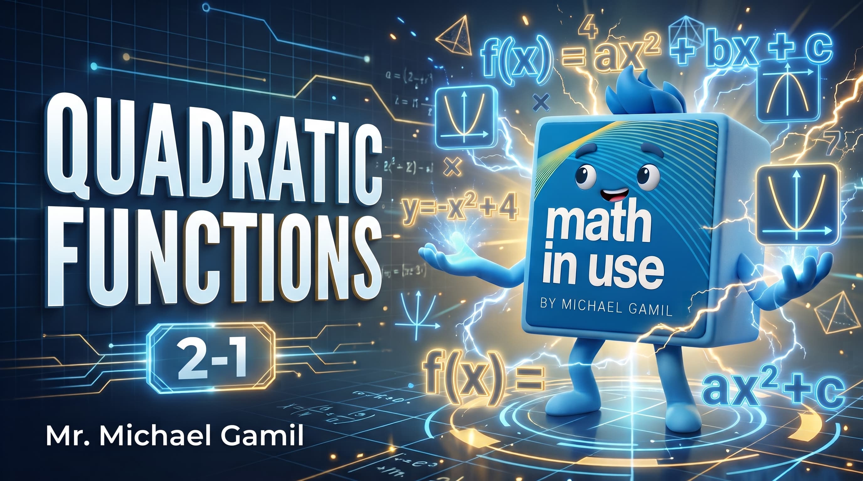 3P T1 Alg. (2-1) Quadratic functions