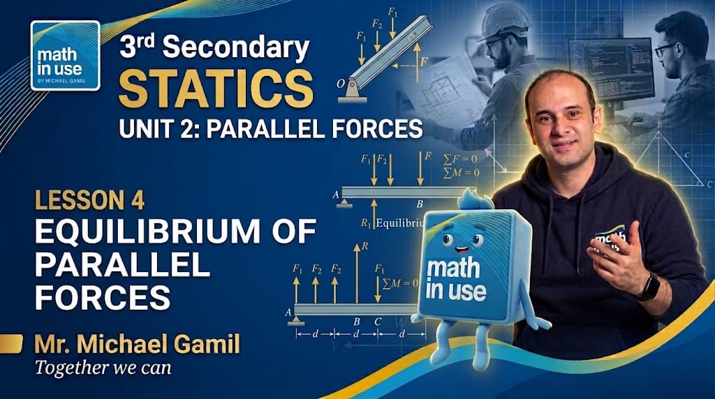 3S Statics (2-2) Equilibrium of parallel forces