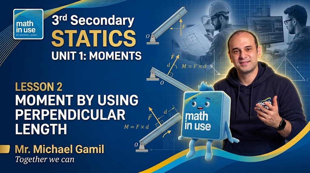 3S Statics (1-2) Moment by using perpendicular length