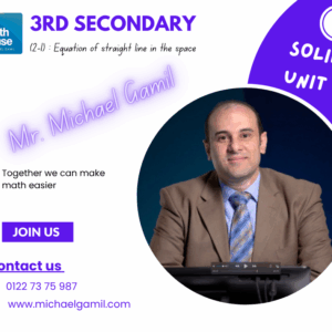 3S Solid (2-1) Equation of a Straight line in the space