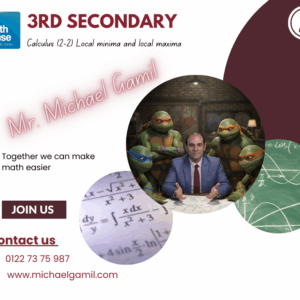 3S Calc. Local minimum and local maximum