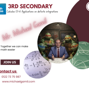 3S Calc. (3-4) Applications on definite integrations (Areas and volumes)